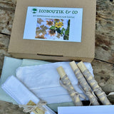 BOX DIY IMPRESSIONS VEGETALES SUR TEXTILES
