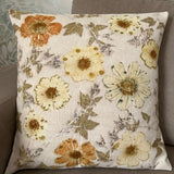 housse de coussins impressions végétales