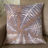 housse de coussin impressions végétales